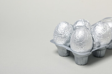 Concept of Silver, different silver textures and items