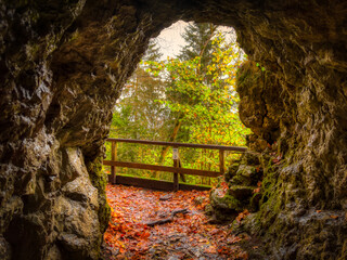 stone arch in the park