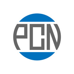 PCN letter logo design on white background. PCN creative initials circle logo concept. PCN letter design. - obrazy, fototapety, plakaty