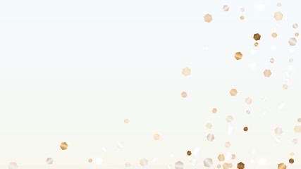 Glowing Background with Confetti of Glitter Particles. Sparkle Lights Texture. Christmas pattern. Light Spots. Star Dust. Explosion of Confetti. Design for Advertisement.