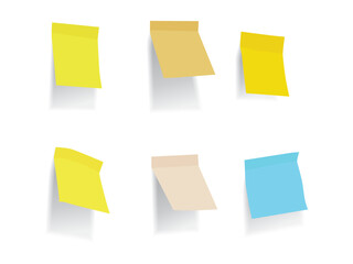 Post it note in illustration graphic vector