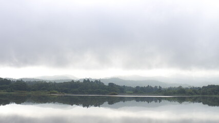 fog on the river