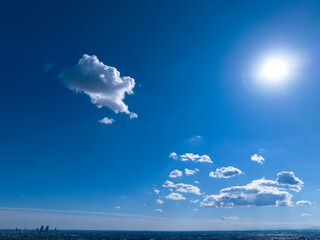 青空　雲　パノラマ　panorama