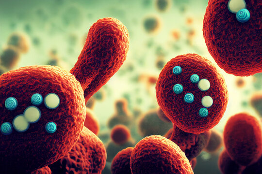 Human Antibiotic Resistance 3d Illustration