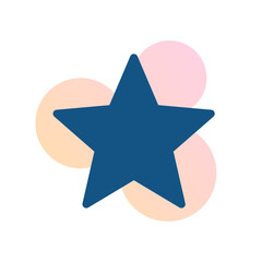 Star Abstract Background Vector Icon