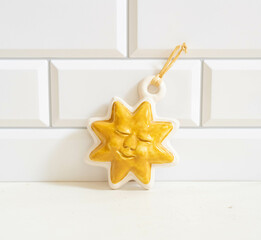 Ceramic star ornament