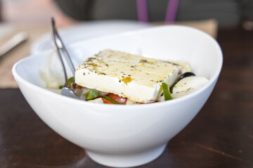 Griechischer Salat mit Feta