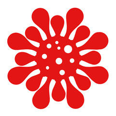 Virus, bacteria, microba icon