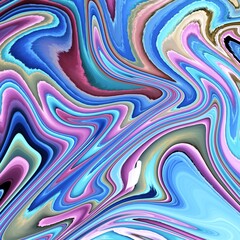 Stylish abstract lines.Lines with neon light.Beautiful lines and shapes. Background,wallpaper,template with neon lines.Smooth shapes and movement.