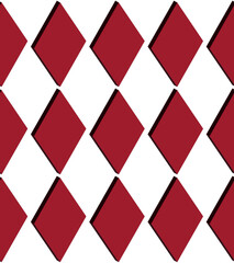 New York Fashion Week Autumn Winter 3D Seamless Pattern Diamond