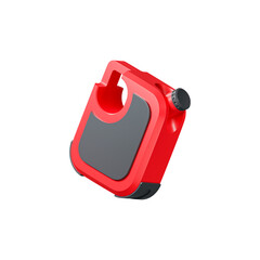 Engine oil plastic bottles isolated 3d render icon