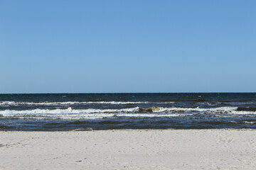 Beautiful waves on the Baltic Sea