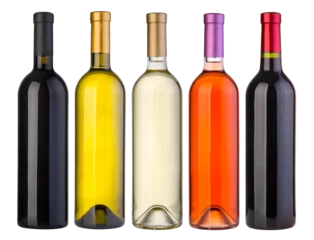 Küchenrückwand glas motiv Set of wine bottles © AlenKadr