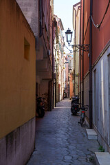 Obraz premium Old buildings of Chioggia, Venice province