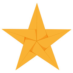 Origami 5 point star