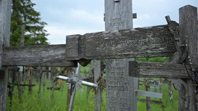 haunting hill of crosses in lithuania