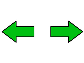 矢印のイラスト素材