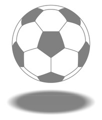 Foot Ball or Soccer Ball Icon Symbol for Art Illustration, Logo, Website, Apps, Pictogram, News, Infographic or Graphic Design Element. Format PNG