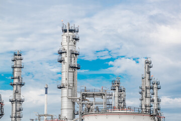 Industrial zone,The equipment of oil refining,Close-up of industrial pipelines of an oil-refinery plant,Detail of oil pipeline with valves in large oil refinery.
