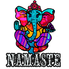 Namaste Yoga Elephant