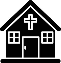 Church Vector Icon which is suitable for commercial work and easily modify or edit it
