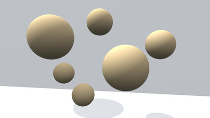 golden ball background 