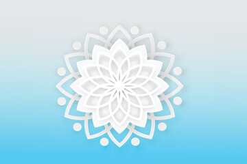 mandala background vector ornament floral symbol
