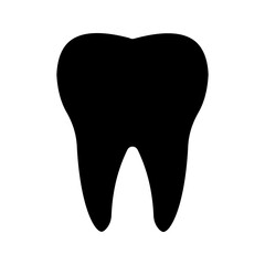 Tooth icon vector color editable