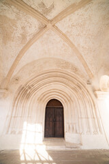 Obraz premium Old castle decorative elements of architecture