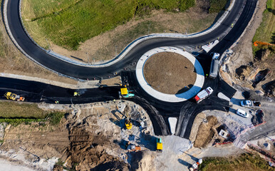 construction of a roundabout