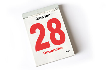 28. Janvier 2024 - obrazy, fototapety, plakaty