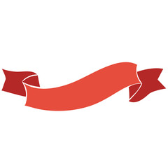 Ribbon for lettering in retro style