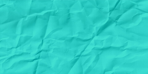 Clean blue paper, wrinkled, abstract background.