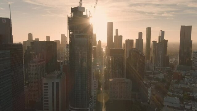 New Sapphire by the Gardens Latrobe Towers Elevating Aerial
