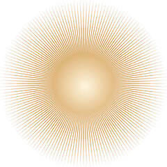 Gold Sun Burst