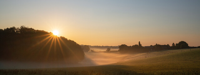 Sunrise, Bergisches Land, Germany