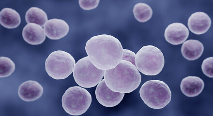 Mycoplasma bacteria illustration