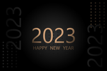 Happy New Year and Merry Christmas 2023, web banner design, background.Vector illustration.