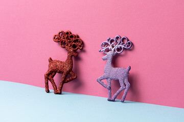 shine christmas decoration, reindeer holiday toy