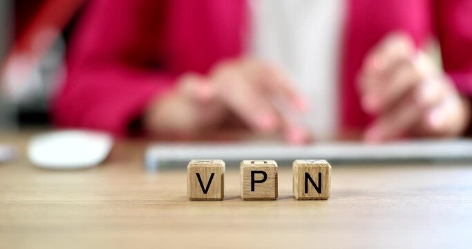 VPN virtual private network and internet connection privacy concept