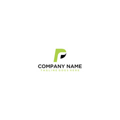 Creative minimal logo design and Unique symbol with R P RP PR.