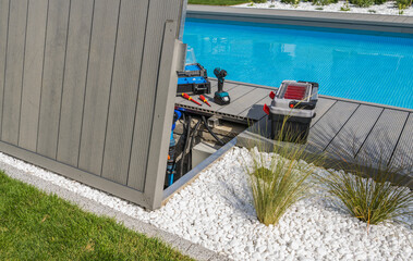 Swimming Pool Maintenance Work in Progress