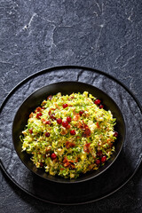 brussels sprouts slaw with bacon and cranberries