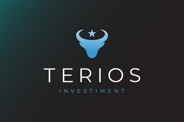 Bull head investment logo