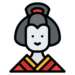 geisha art woman japanese traditional