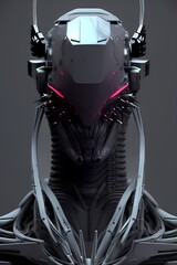 Alien cyborg android