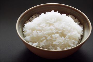 A bowl of boiled rice