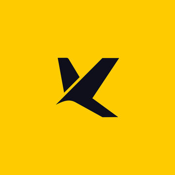 k logo initial monogram vector graphic