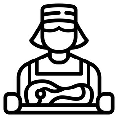 worker butcher