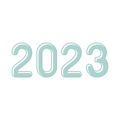 2023 Happy New Year icon symbol signs with transparent background PNG